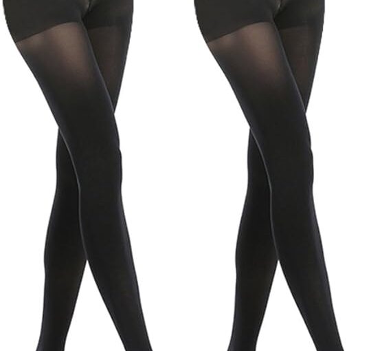 Step into Comfort and Style with MANZI Women’s Opaque Control Top Tights